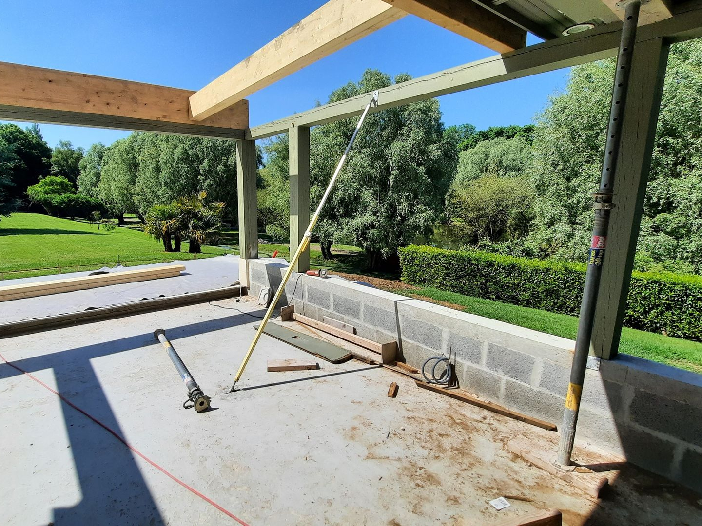 Charpente bois existante