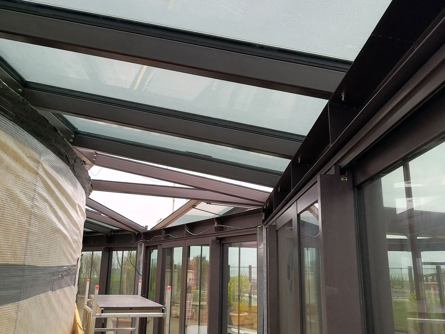 Extension en cours de pose