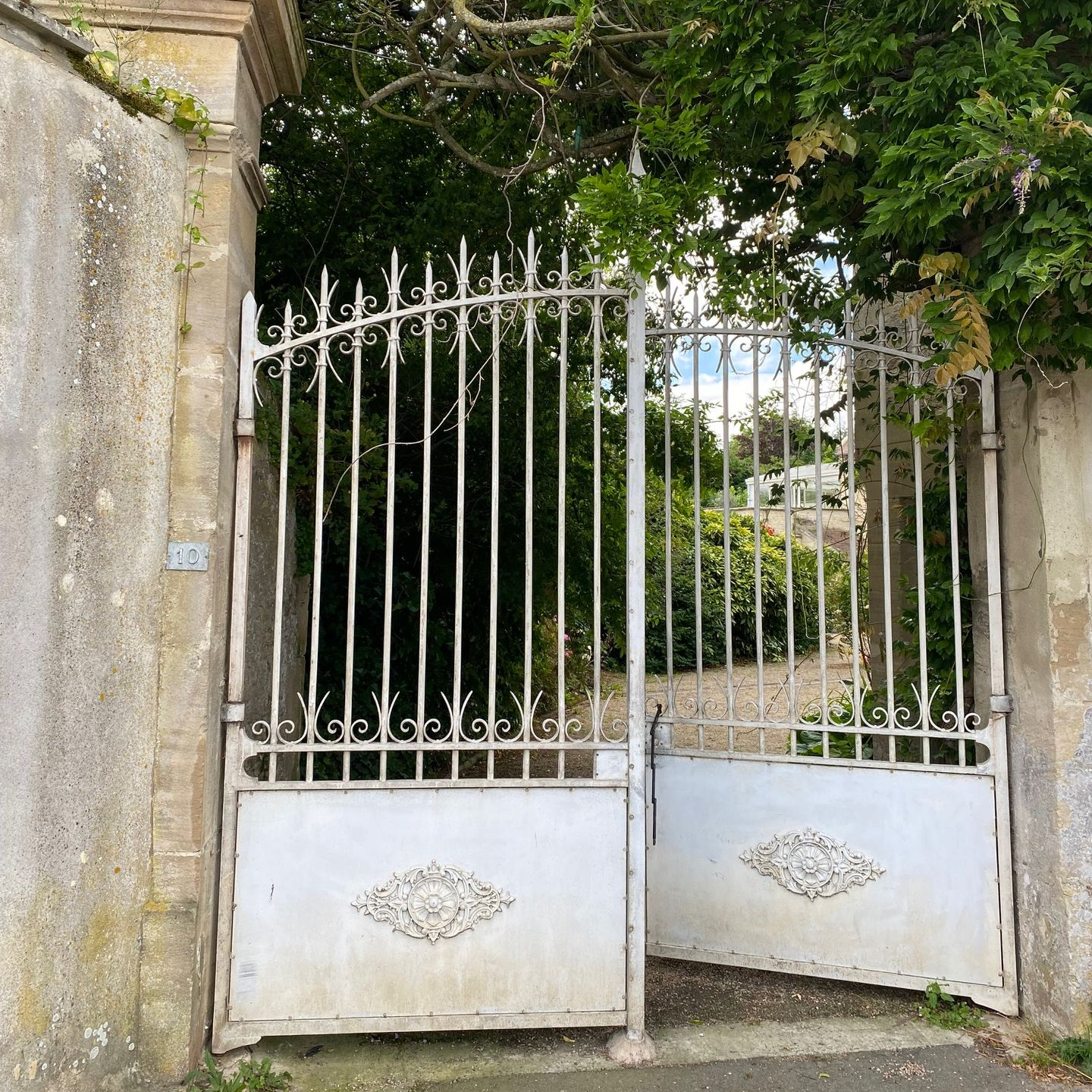 Portail acier existant 