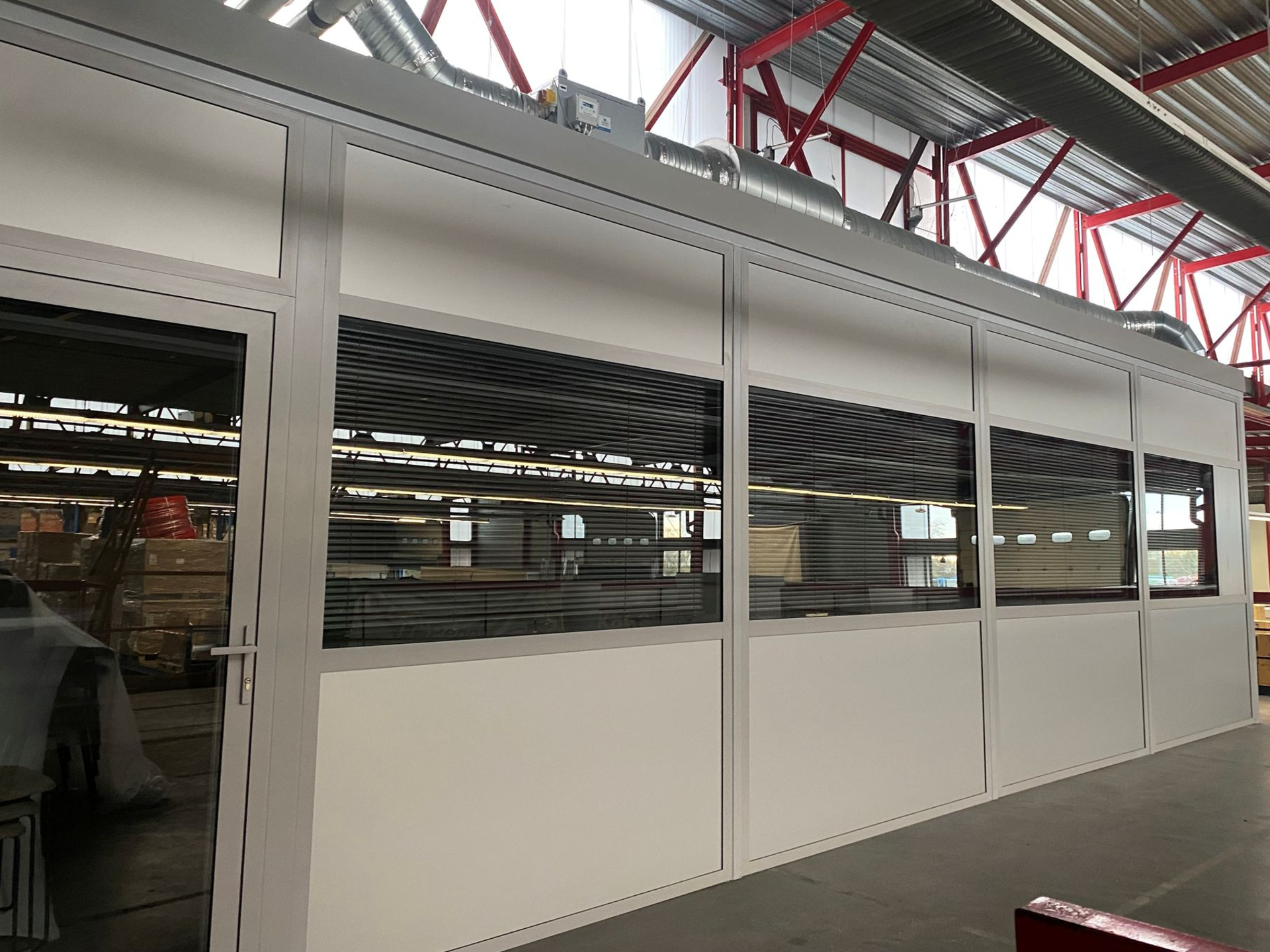 Charpente acier menuiseries aluminium