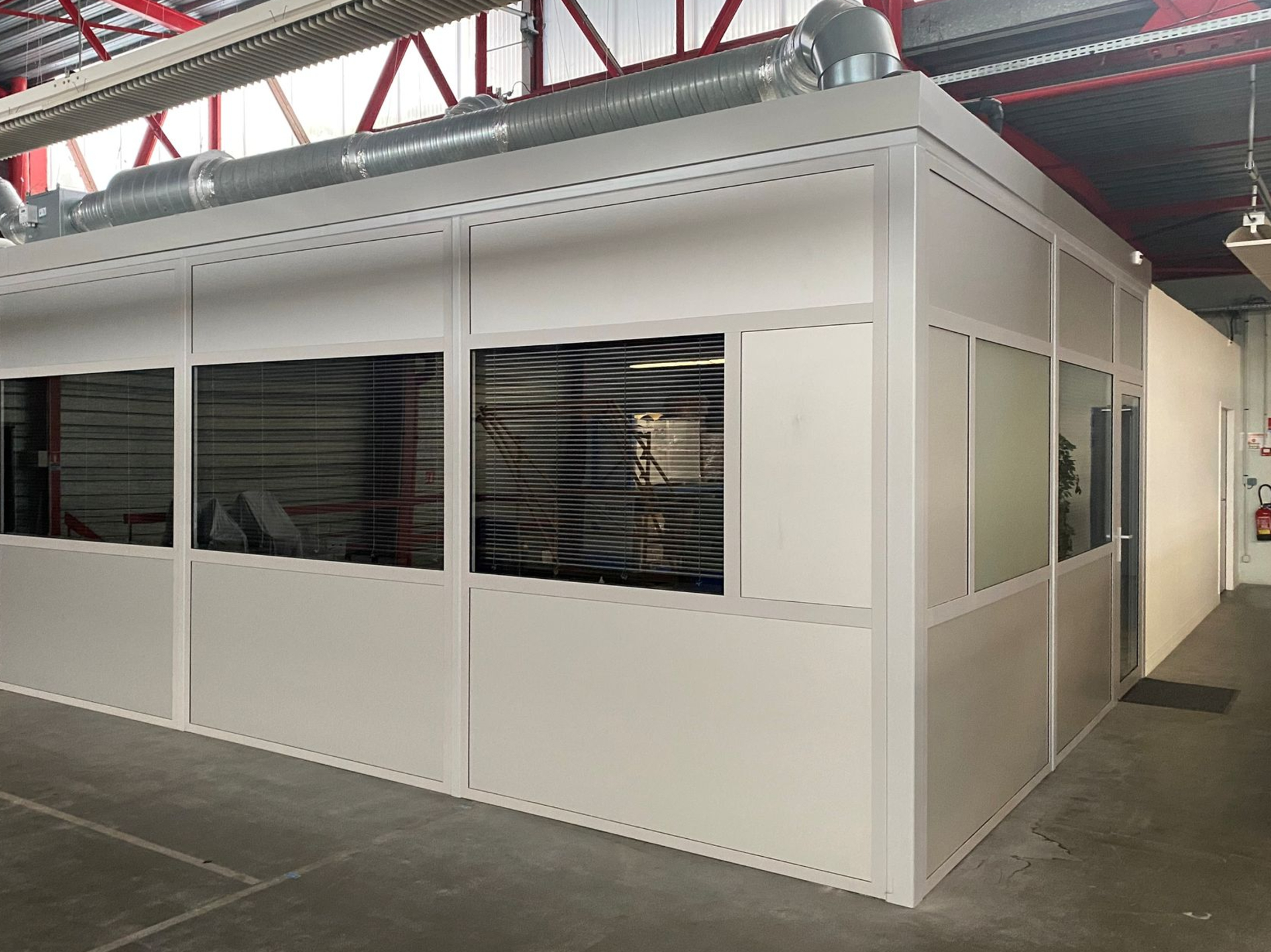 Charpente acier menuiseries aluminium