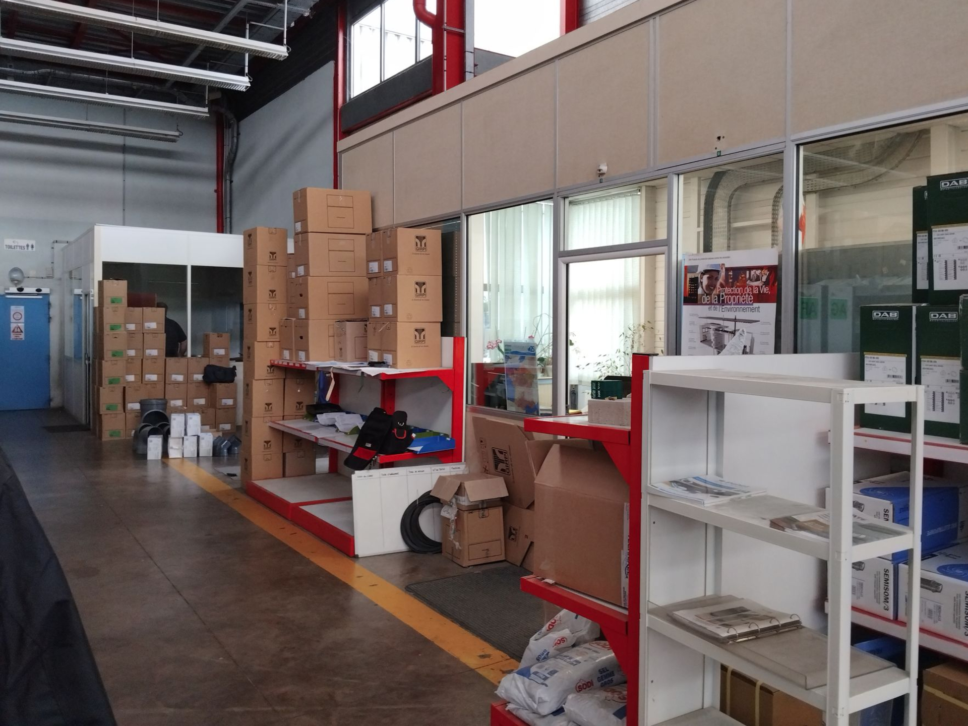 Charpente acier menuiseries aluminium