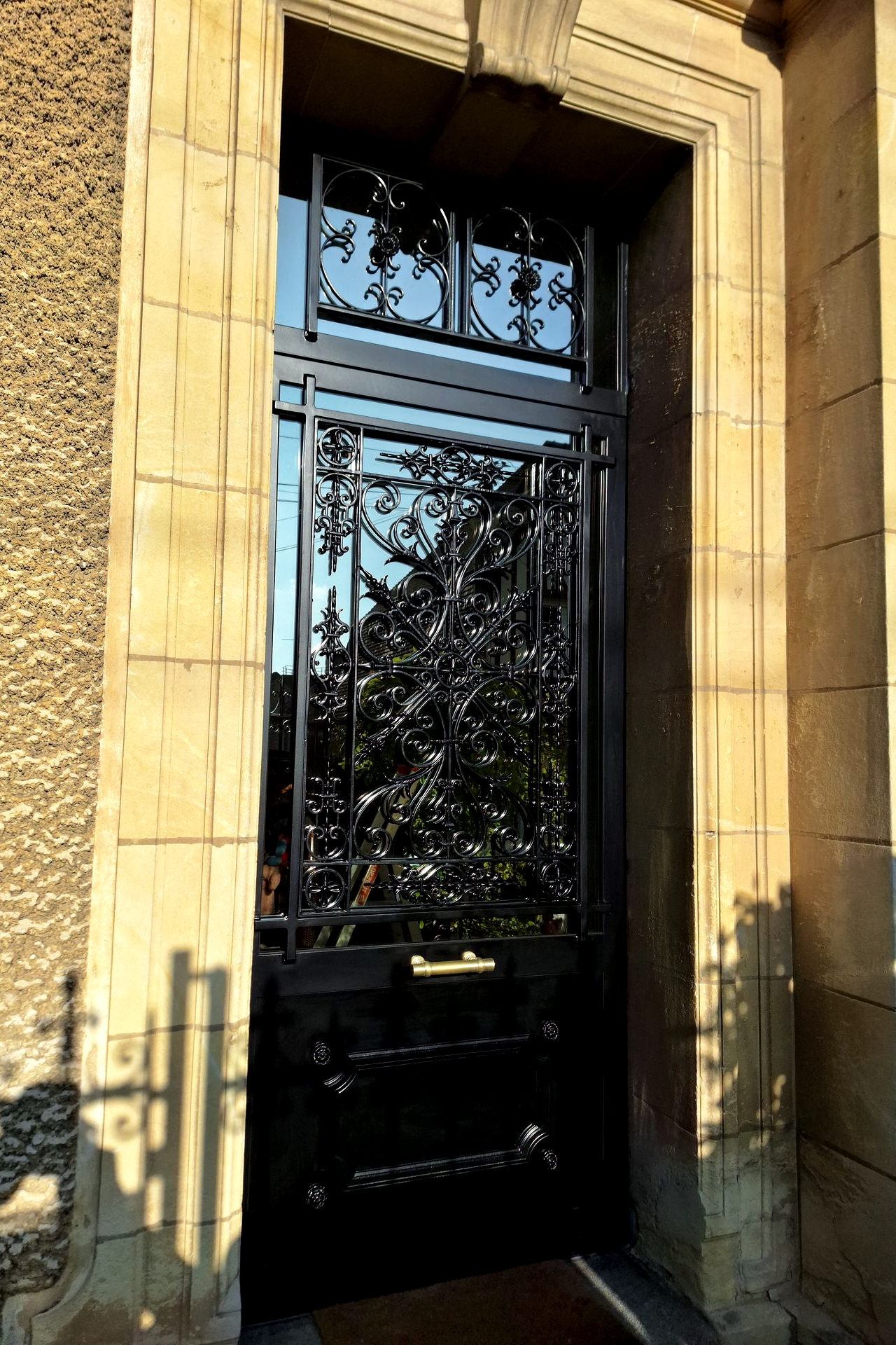 Porte d'entrée en acier